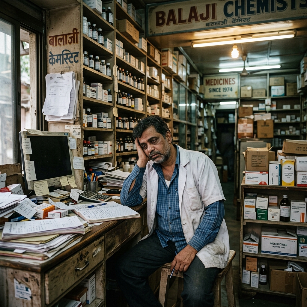 Stressed Pharmacist